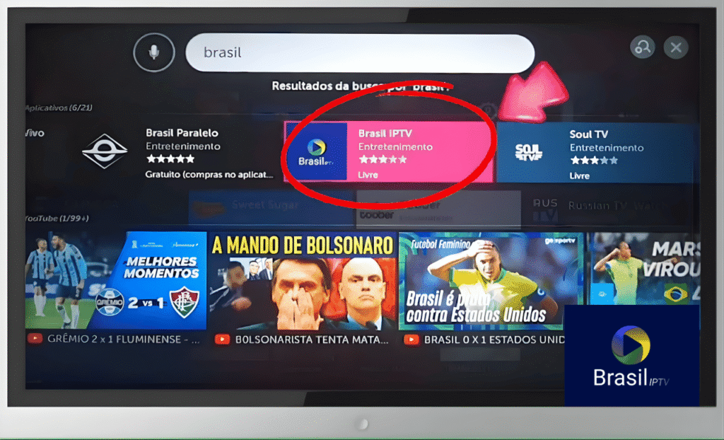 Acesse a loja de aplicativos do seu dispositivo