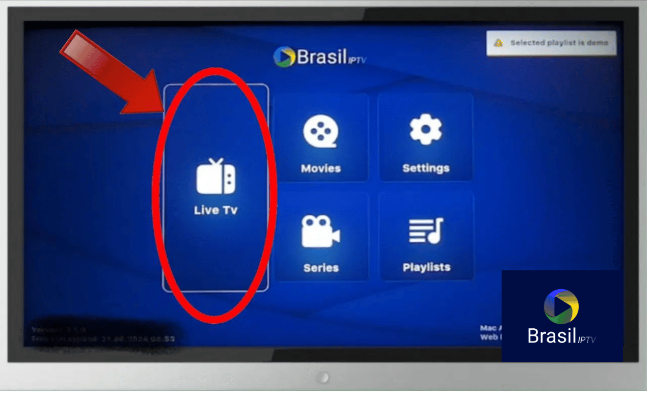 CLICA EM LIVE TV PARA ASSISTIR OS CANAIS NO SEU BRASIL IPTV